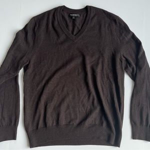 Express v-neck Sweater - Italian Merino Wool - Medium